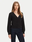 Swetry damskie - Guess Kardigan W5YR01 Z2ZK2 Czarny Regular Fit - miniaturka - grafika 1
