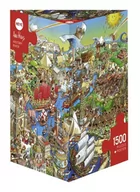Puzzle - Heye Puzzle 1500 elementów. Historia rzeki, Prades + plakat - miniaturka - grafika 1