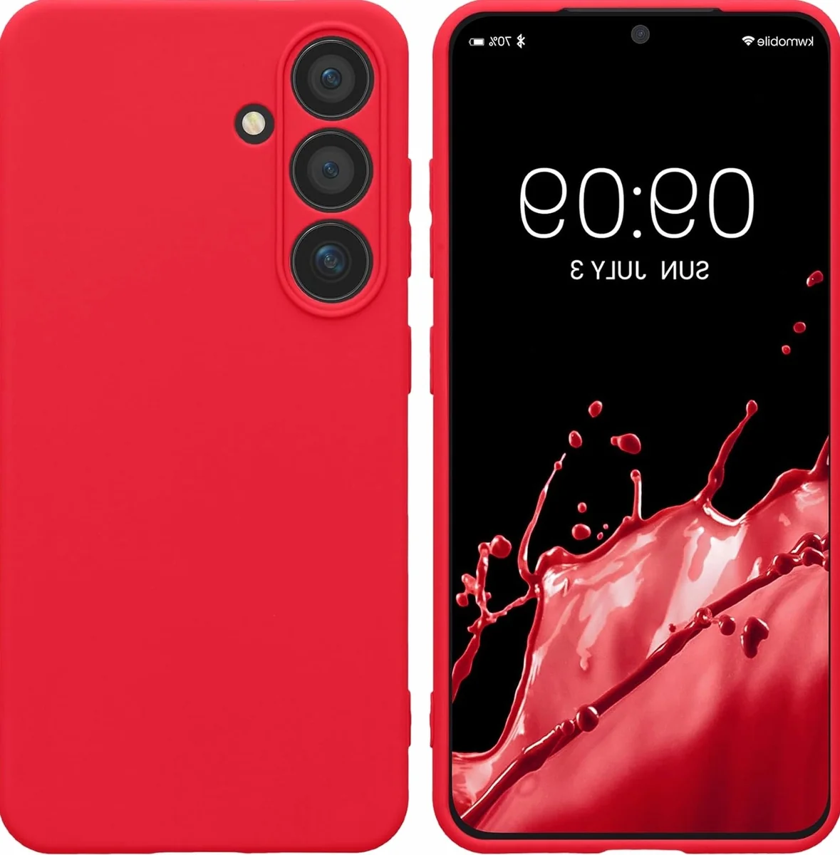 Etui do telefonu neonowy róż silikonowe matowe smukłe elastyczne