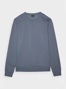 Męska bluza dresowa nierozpinana bez kaptura 4F 4FWAW24TSWSM1258 - niebieska - Bluzy sportowe męskie - miniaturka - grafika 1