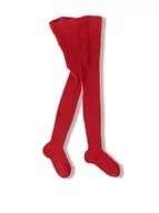 Rajstopy - Cóndor Unisex – dziecięce rajstopy Canalé, czerwone, 140, czerwony - miniaturka - grafika 1