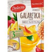 Galaretki - Delecta Galaretka smak owoce egzotyczne 70 g - miniaturka - grafika 1