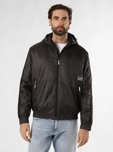 EA7 Emporio Armani Kurtka męska Mężczyźni Sztuczne włókno czarny jednolity, XL - Kurtki męskie - miniaturka - grafika 1