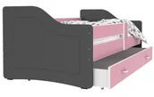 Łóżka dla dzieci i młodzieży - Łóżko dziecięce 160x80 szuflada + materac SWEETY - miniaturka - grafika 1