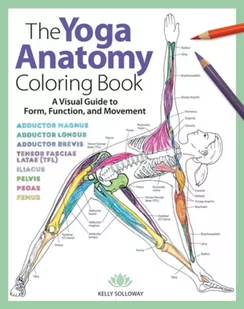 Kelly Solloway The Yoga Anatomy Coloring Book - Obcojęzyczne książki naukowe - miniaturka - grafika 2