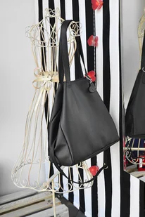 Worek ze skóry naturalnej - Torebki damskie - miniaturka - grafika 1