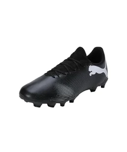 PUMA Męskie buty piłkarskie Future 7 Play Fg/Ag, Czarna puma, biała puma, 46.5 EU - Piłka nożna - miniaturka - grafika 1