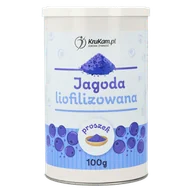 Owoce świeże i suszone - Jagoda liofilizowana proszek 100g - miniaturka - grafika 1