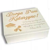 Dekoratorstwo - PUDEŁKO + HERBATA NA DZIEŃ NAUCZYCIELA PREZENT - miniaturka - grafika 1