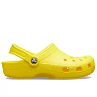 Klapki i japonki damskie - Klapki Crocs Classic Clog 10001-7C1 - żółte - miniaturka - grafika 1