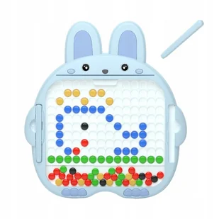TABLICA MAGNETYCZNA mozaika MAGPAD Montessori XXL SZABLONY KRÓLICZEK - Zabawki kreatywne TABLICA MAGNETYCZNA mozaika MAGPAD Montessori XXL SZABLONY KRÓLICZEK - Zabawki kreatywne - miniaturka - grafika 1