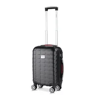 Walizki - Walizka twarda Exopack Czarny M w ABS 40l 61x31x21cm - miniaturka - grafika 1