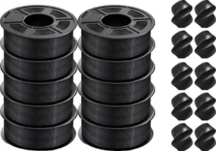 filament do drukarek 3D, dostępne różne materiały, odporność na wysokie temperatury, PLA P Black 11KG - Filamenty i akcesoria do drukarek 3D - miniaturka - grafika 1