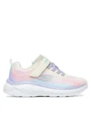 Buty dla dziewczynek - Skechers Sneakersy Boundless - Color Blitz 303599L/NTMT Fioletowy - miniaturka - grafika 1