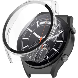 Etui ochronne 2w1 nakładka z szkłem Alogy do Xiaomi Mi Watch S1 Global Przezroczyste - Akcesoria do smartwatchy - miniaturka - grafika 1