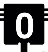 Systemy ekspozycyjne i znaki informacyjne - SB001 OLEJ NAPĘDOWY, PN - PŁYTA PCV 1MM; (259X280MM) - miniaturka - grafika 1