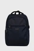 Plecaki - Pepe Jeans plecak męski kolor granatowy duży gładki - miniaturka - grafika 1