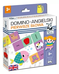 Edgard Domino Angielski Pierwsze Słowa Kapitan Nauka - Gry planszowe - miniaturka - grafika 1