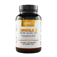 Witaminy i minerały - Human Protect Omega 3 100softgels Kwasy Tłuszczowe EPA DHA - miniaturka - grafika 1