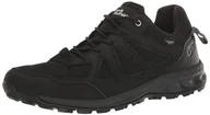 Buty trekkingowe męskie - Jack Wolfskin Męskie buty trekkingowe Woodland 2 Texapore Low M, czarne, 44 EU, czarny, 44 EU - miniaturka - grafika 1