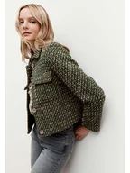 Kurtki damskie - More & More Kurtka koszulowa w kolorze oliwkowym - miniaturka - grafika 1