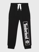 Spodnie i spodenki dla dziewczynek - Timberland Spodnie dresowe T24B99 M Czarny Regular Fit - miniaturka - grafika 1