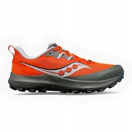 Buty sportowe męskie - Buty do biegania męskie Saucony Peregrine 14 pepper/bough 44 Eu - miniaturka - grafika 1