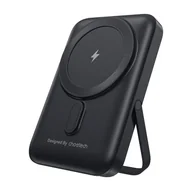 Powerbanki - Powerbank magnetyczny Choetech B743 10000mAh 20W PD z podstawką (czarny) - miniaturka - grafika 1
