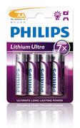 Baterie i akcesoria - Philips FR6LB4A/10 - 4 szt. Bateria litowa AA LITHIUM ULTRA 1,5V - miniaturka - grafika 1