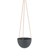 Donice - Donica LOKAI kolor czarny styl boho do wewnątrz ameliahome - FLOWERPOT/AH/LOKAI/BLACK/15,4X10 - miniaturka - grafika 1