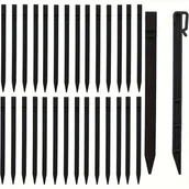 Inne - TEMU 30 szt. 10-calowych Wytrzymałych Plastikowych Kołków Ogrodowych - Wszechstronne Kołki do Namiotów, Ogrodzeń Krajobrazowych, Kołki Plażowe i - miniaturka - grafika 1