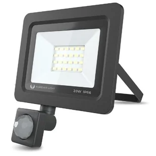 Forever Light Naświetlacz LED PROXIM II 20W biały zimny z czujnikiem ruchu RTV003613 - Lampy ogrodowe - miniaturka - grafika 1