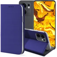 Etui i futerały do telefonów - ETUI Z KLAPKĄ DO OPPO RENO13 F 4G / 5G GRANATOWE ZAMYKANE MAGNETYCZNE CASE - miniaturka - grafika 1