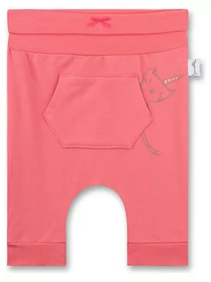 Spodenki dla niemowląt - Sanetta Kidswear Spodnie dresowe w kolorze koralowym - grafika 1
