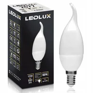 Żarówki LED - Żarówka Led E14 10W=90W Smd 4000K neutralna Premium Ledlux nie mruga Płomyk - miniaturka - grafika 1