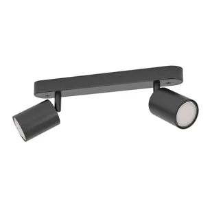 Lampa sufitowa RECISO-E 2xGU10 - czarny - Oprawy, klosze i abażury - miniaturka - grafika 1
