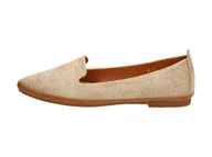 Półbuty damskie - Beżowe lordsy damskie Sergio Leone Mk700 - miniaturka - grafika 1