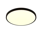 Lampy sufitowe - SLOPE R63771932 gładki okrągły plafon z czarną otoczką LED 34W DIM 2700-6500K + pilot - miniaturka - grafika 1