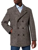 Płaszcze męskie - bugatti Płaszcz męski wełniany, brązowy, 54 - miniaturka - grafika 1