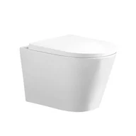 Miski WC - Biała miska wc wisząca Rimless Prima Tornado Hydrosan - miniaturka - grafika 1