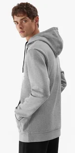 Bluza męska 4F Sportowa z kapturem Szara Dresowa - Bluzy męskie - miniaturka - grafika 5