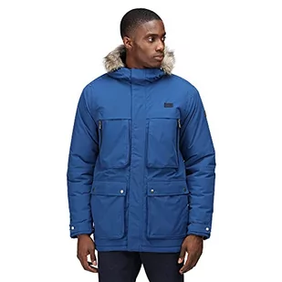 Regatta Kurtka męska Volter Parka, Niebieski lotnika, XL - Kurtki męskie - miniaturka - grafika 1