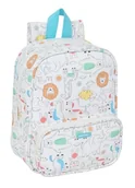 Plecaki - Safta PREESCOLAR ZOO Plecak do przedszkola z możliwością dostosowania do samochodu, łatwy do czyszczenia, idealny dla dzieci w różnym wieku, wygodny i wszechstronny, jakość i wytrzymałość, 22 x 10 x - miniaturka - grafika 1