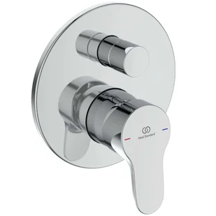 Ideal Standard Cerabase - Bateria podtynkowa, na 2 urządzenia, z korpusem, chromowana A7393AA - Baterie wannowe i prysznicowe - miniaturka - grafika 1