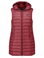 Kamizelki damskie - ANAPURNA Kamizelka pikowana "Vakitalana" w kolorze bordowym - miniaturka - grafika 1