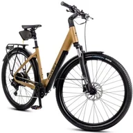 Rowery elektryczne - Rower elektryczny ROMET E-Modeco SUV 1.0 AN U17 28 cali Złoty - miniaturka - grafika 1