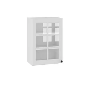 London Witryna Wisząca Gv-50 Szpros Biały Mat - Meble kuchenne - miniaturka - grafika 1