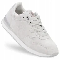 Sneakersy damskie - Buty sportowe damskie sneakersy szare niskie Cross Jeans II2R4029 38 - miniaturka - grafika 1