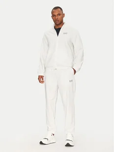 EA7 Emporio Armani Dres 7M000170 AF13411 U0005 Biały Regular Fit - Dresy męskie - miniaturka - grafika 1
