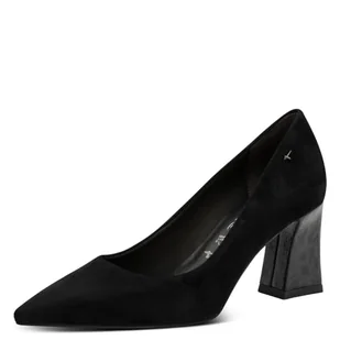 Tamaris Damskie czółenka 1-22427-43, Black Comb, 41 EU, czarny Comb, 41 EU - Czółenka - miniaturka - grafika 1